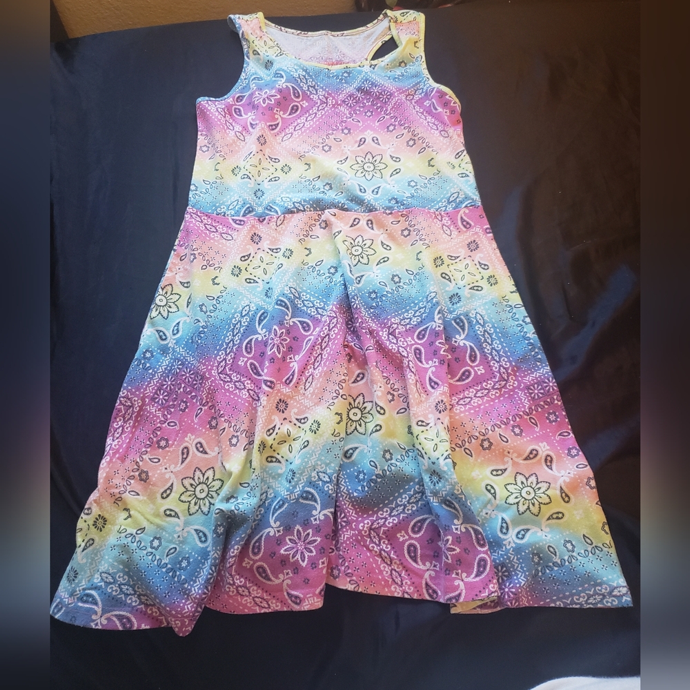 The Childrens Place Colorful Sleeveless Dress Size 10/12